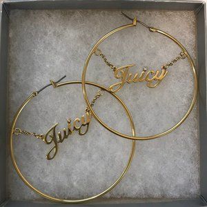 VINTAGE Juicy Hoop Earrings